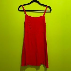 Red Brandy Melville spaghetti strap dress. Only worn once